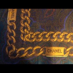 Chanel Authentic Rare Vintage XL Wrap with Chanel Logo for ❤️ Chanel Collectors